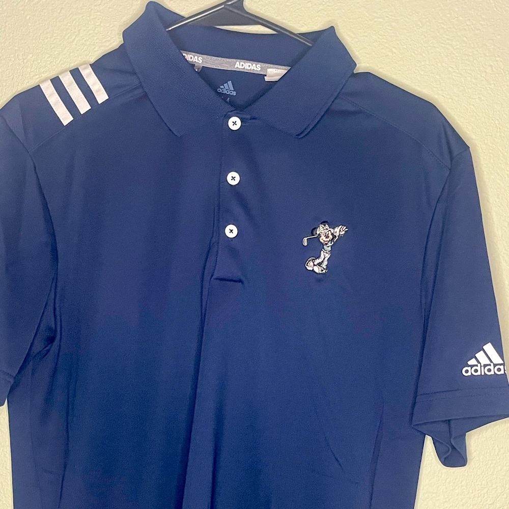 Adidas Golf Polo with Disney's Mickey Logo